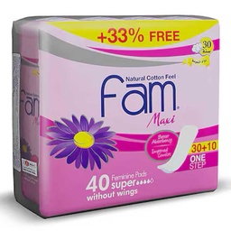 [0100029317] FAM SUPER WITH WINGS 30+10 PADS