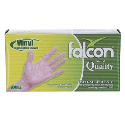 [0100020907] FALCON VINYL GLOVES (L)