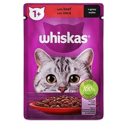 [0100029333] WHISKAS WITH BEEF 80GM