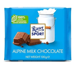 [0100029337] RITTER SPORT ALPEN MELK 100GM