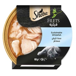 [0100029373] SHEBA SUSTAINABLE WHITE FISH 60GM