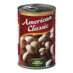 [0100029438] AMERICAN CLASSIC MUSHROOM WHOLE 400GM