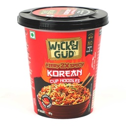 [0100029613] WICKEDGUD FIERY 2X SPICY KOREAN CUP NOODLES 69GM
