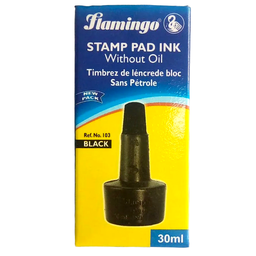 [0100029630] FLAMINGO STAMP PAD BLACK