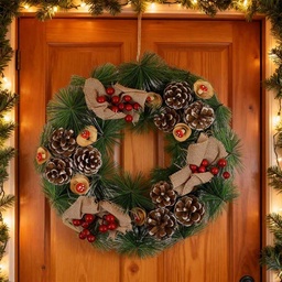 [0100029691] CHRISTMAS DEVOR GARLAND 40CM