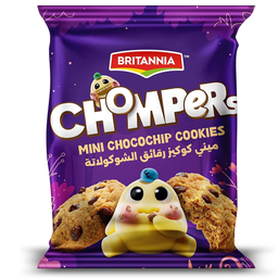 [0100029863] BRITANNIA CHOMPERS CHOCOCHIP COOKIES 28GM