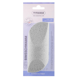 [0100029961] TITANIA PUMICE SPONGE HAND/FEET HANDY SHAPED ON SKIN CARD