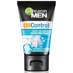 [0100029989] GARNIER MEN BRIGHT+OIL CONTROL SUPER DUO FOAM 100ML