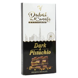 [0100030022] VALRONA DARK &amp; PISTACHIO KUNAFA CHOCOLATE 100GM