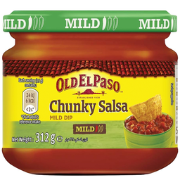[0100030085] OLD EL PASO CHUNKY SALSA DIP (MILD) 312G