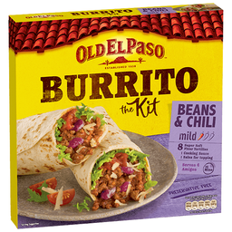 [0100030087] OLD EL PASO BURRITO KIT (BEANS &amp; CHILI) 620G