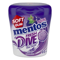 [0100024471] MENTOS FRESH DIVE GUM GRAPE 44PX2GM