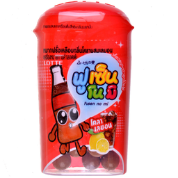 [0100030315] LOTTE FUSEN NO MI COLA LEMON 20GM
