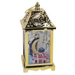 [0100030360] TRENTOR GOLD RAMADAN LANTERN 31CM