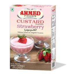 [0100020727] AHMED CUSTARD STRAWBERRY 285GM