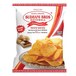 [0100020037] BUDHANI BROS POTATO WAFERS MASALA150GM