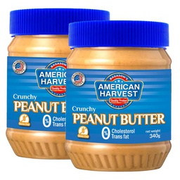 [0100015672] AMERICAN HARVEST PEANUT BUTTER CRUNCHY 2X340GM