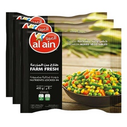 [0100014580] AL AIN MIX VEGETABLE 3x400GM