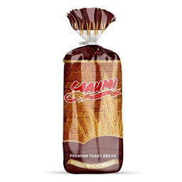 [0100022886] YAUMI BROWN SLICED BREAD 550GM