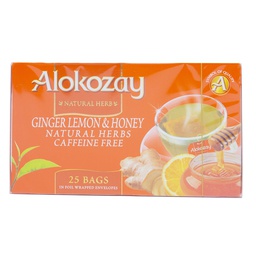 [0100002690] ALOKOZAY GINGER LEMON &amp; HONEY 25 SAC