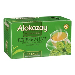 [0100011116] ALOKOZAY PEPPERMINT 25TB HEAT SEAL
