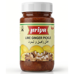 [0100003236] PRIYA LIME GINGER PICKLE IN LIME JUICE 300GM