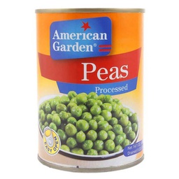 [0100008846] AMERICAN GARDEN BEANS PROCESSED GREEN PEAS 400GM