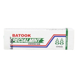 [0100002489] BATOOK CHEWING GUM SPEARMINT 5 STICK