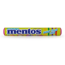 [0100005766] MENTOS SOUR FRUIT MIX CANDIES 14P 38GM
