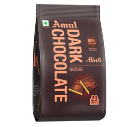 [0100001044] AMUL CHOCO DARK MINIS GABLE 100GM