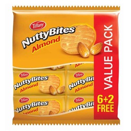 [0100003328] NUTTY BITES ALMOND BITE 8X90GM