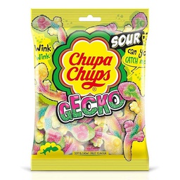 [0100004284] CHUPA CHUPS SOUR GECKO 90GM