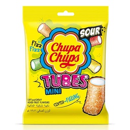 [0100004293] CHUPA CHUPS EXTRUDED MINI TUBES BAG 85.5g