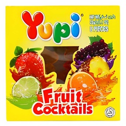 [0100006262] YUPI FRUIT COCKTAILS GUMMY 32G