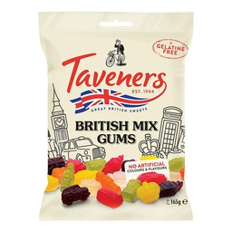 [0100006269] TAVENERS BRITISH MIX GUMMIES 165G