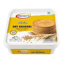 [0100024198] MANIARRS BLACK PEPPER DRY BHAKHRI 200GM