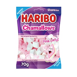 [0100009417] HARIBO CHMLLWS PNK &amp; WHT 70GM